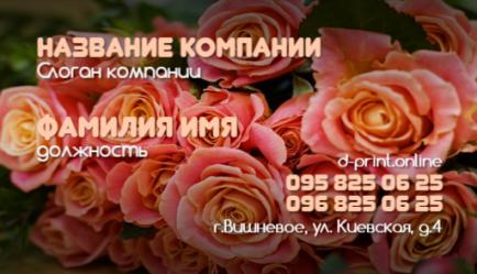Шаблон візитівки