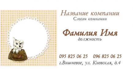 Шаблон візитівки