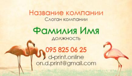 Шаблон візитівки